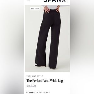 SPANX size XL The Perfect Pant Wide Leg NWT